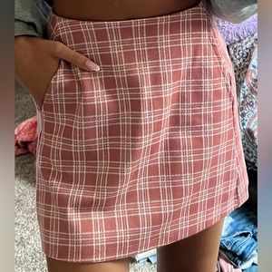 Mini Plaid Skirt